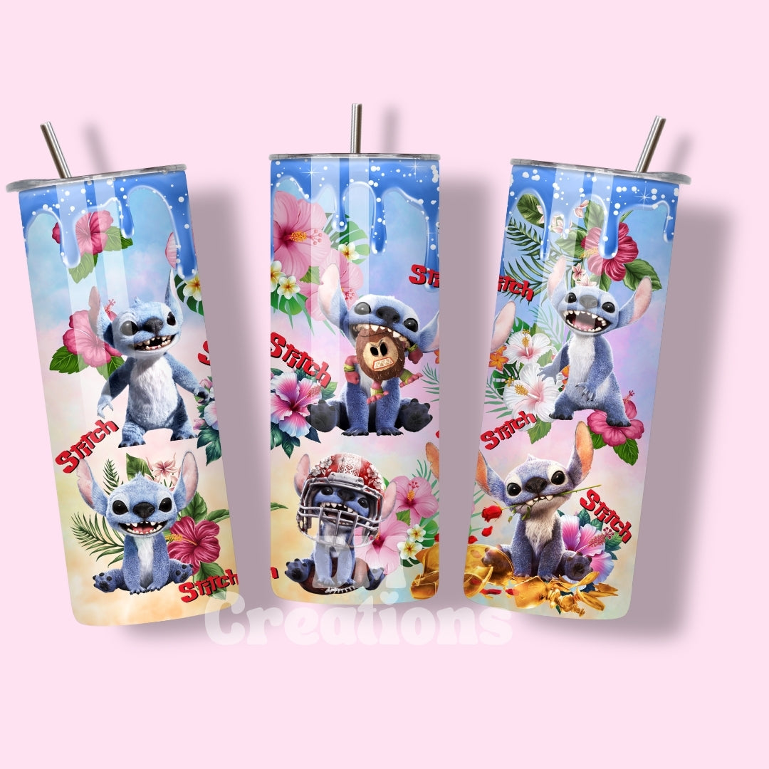 Vaso termico 20oz “Aventura Tropical con Stitch”