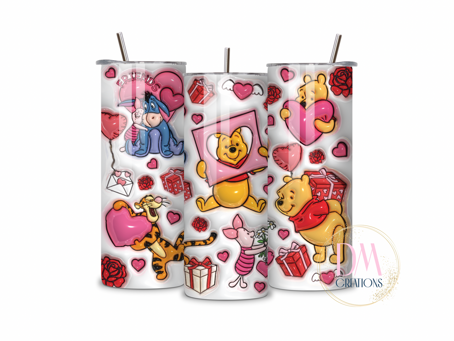 Vaso térmico 3D Winnie the Pooh 20 oz