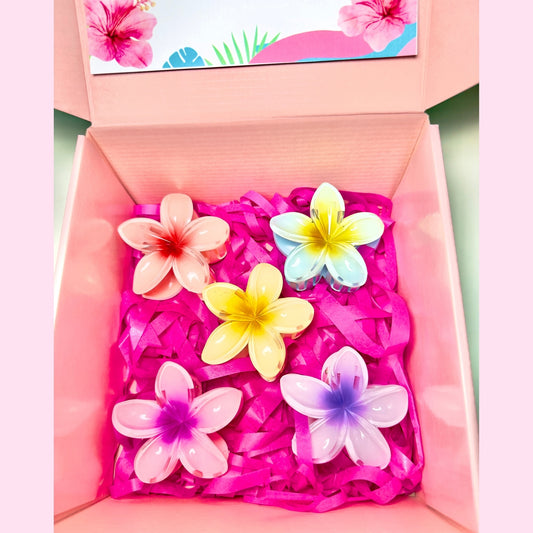 Gancho Floral– Pinza para el Cabello Estilo Tropical
